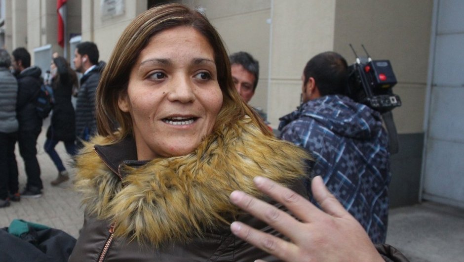 Katherine Orellana fue detenida por una orden pendiente. (Foto: Aton).