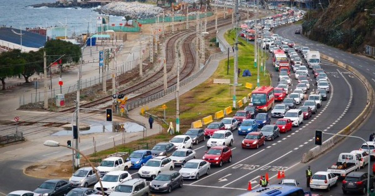 Grandes tacos marcaron la jornada en Viña del Mar y Valparaíso