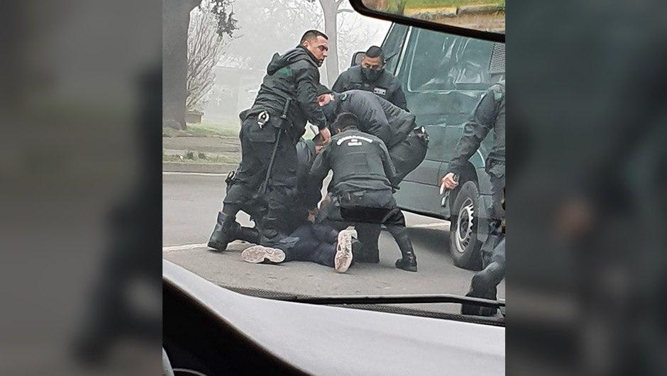 El interno fue detenido en las inmediaciones del recinto penal en la calle Alameda Manso de Velasco. 