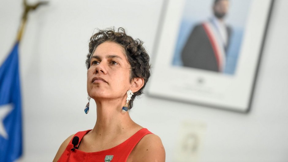 Ministra del Medio Ambiente: Maisa Rojas.